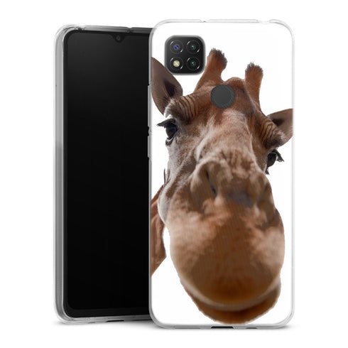 Coque Xiaomi Redmi 9C Drôle de Girafe