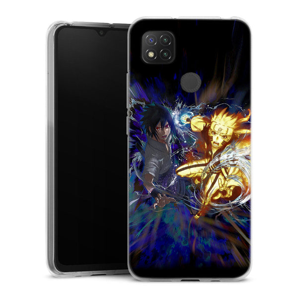 coque Xiaomi Redmi 9C Fight Naruto Sasuke