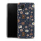 Coque Xiaomi Redmi 9C Floral meower marine | Housse silicone, antichocs, protection optimale - Motif floral