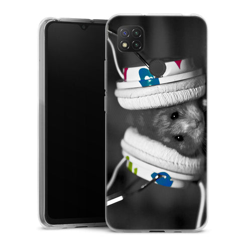 Coque Xiaomi Redmi 9C Funny Hamster Beat Sound