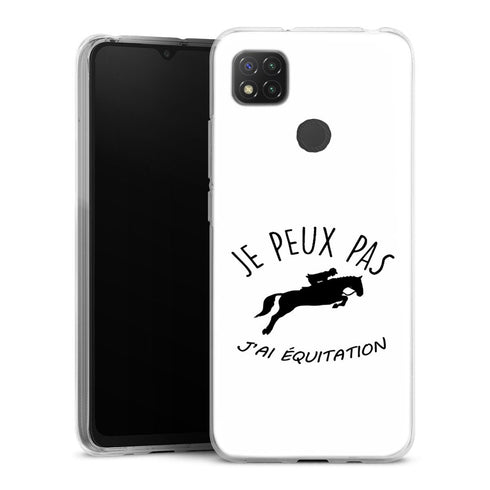 Coque Xiaomi Redmi 9C Je Peux pas j'ai Equitation