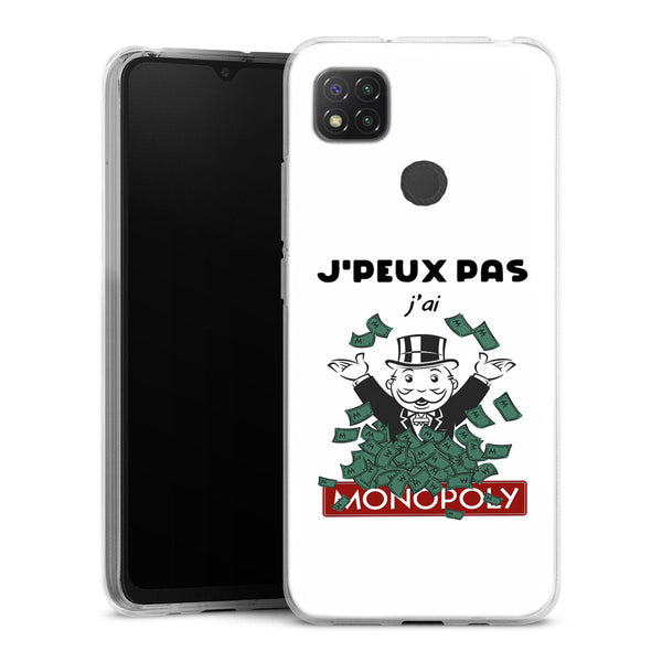 Coque Xiaomi Redmi 9C Je Peux pas j'ai Monopoly | Housse silicone, Protection optimale - Motif Jeux video Gaming