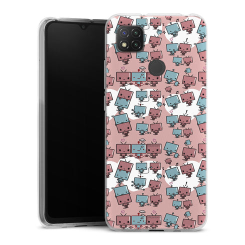 Coque Xiaomi Redmi 9C originale Kawaïi Robots