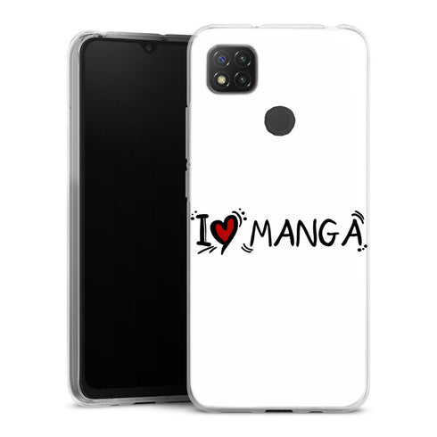 coque Xiaomi Redmi 9C Love Manga