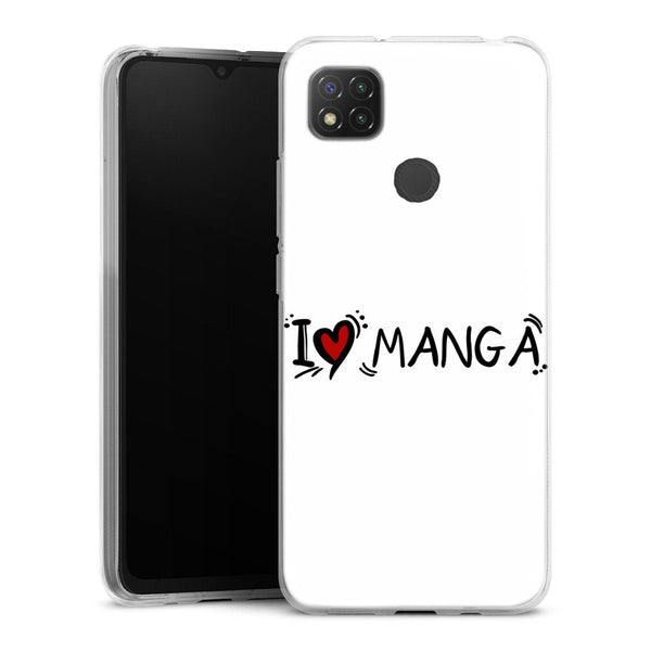 coque Xiaomi Redmi 9C Love Manga