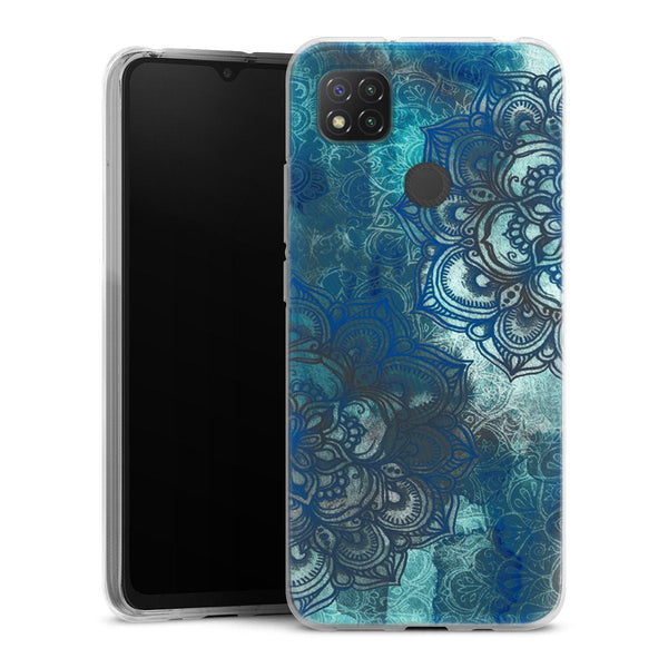 Coque pour Xiaomi Redmi 9C Blue Lost Mandala