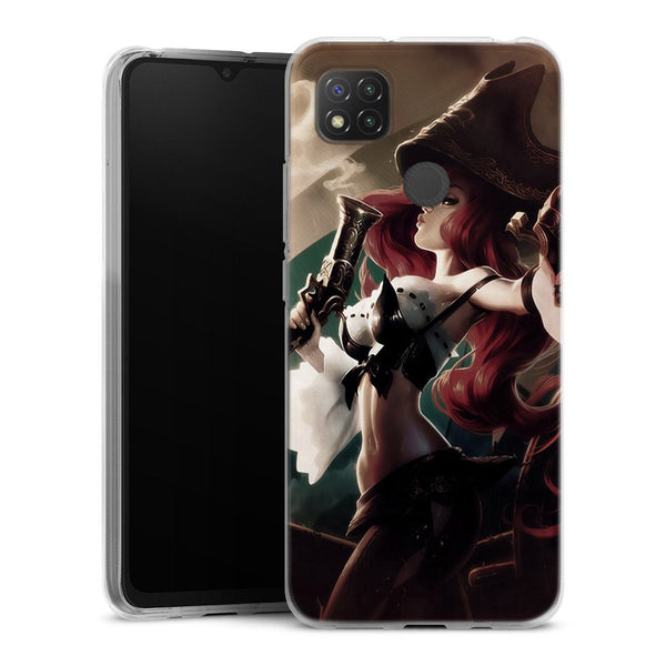 coque Xiaomi Redmi 9C Manga Girl Pirate