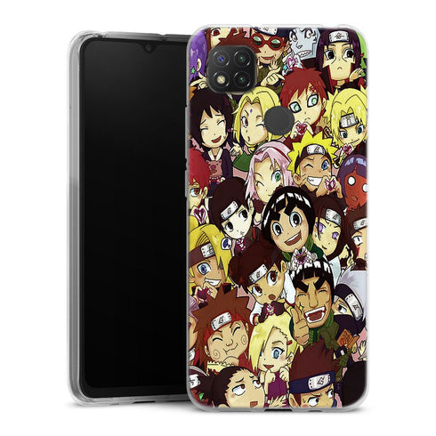 coque Xiaomi Redmi 9C Naruto Chibi Groupe