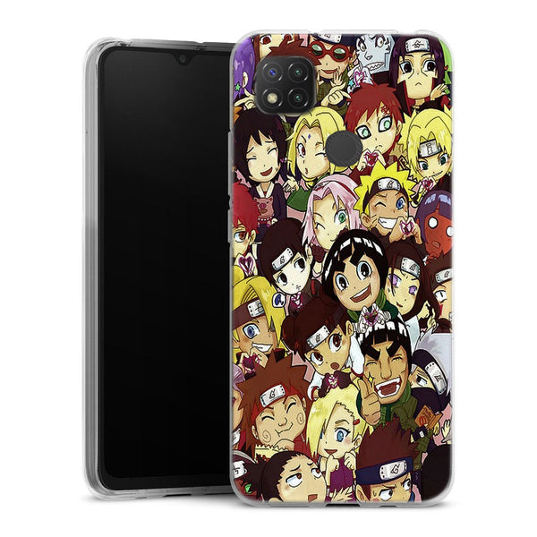 coque Xiaomi Redmi 9C Naruto Chibi Groupe