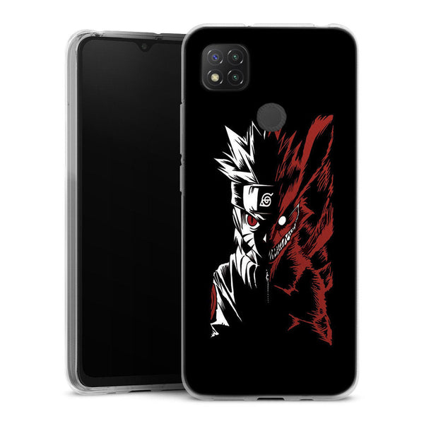 coque Xiaomi Redmi 9C Naruto Vs Kyubi Renard demon a 9 Queues
