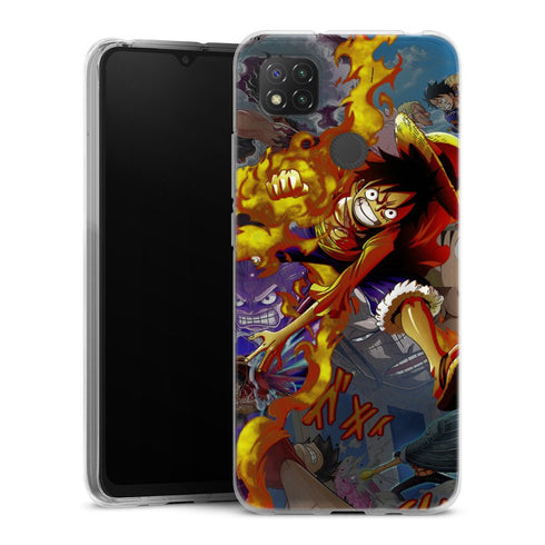 coque Xiaomi Redmi 9C One Piece Luffy Attack