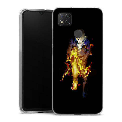 coque Xiaomi Redmi 9C One Piece Sanji Jambe En Feu