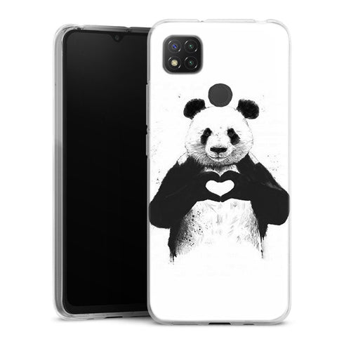 Coque Xiaomi Redmi 9C Panda Love