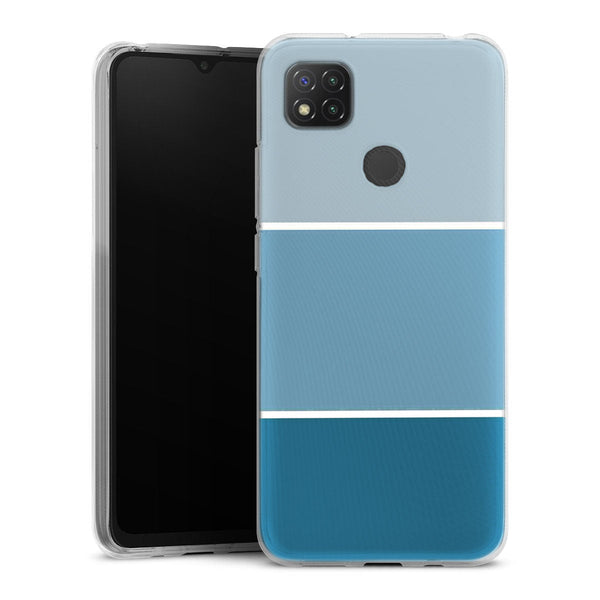 Coque Xiaomi Redmi 9C Pastel Bleu abstrait
