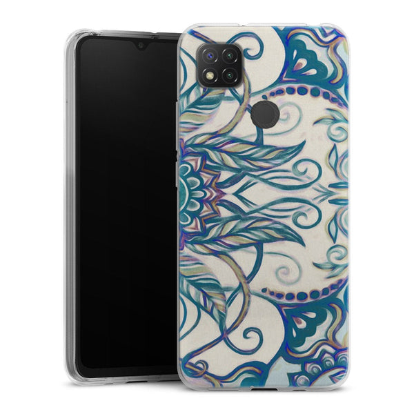 Coque pour Xiaomi Redmi 9C Vintage Pearl Floral