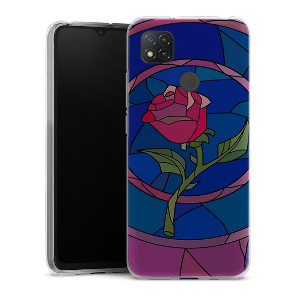 Coque Xiaomi Redmi 9C Rose Eternelle | Housse silicone, antichocs, protection optimale - Motif floral