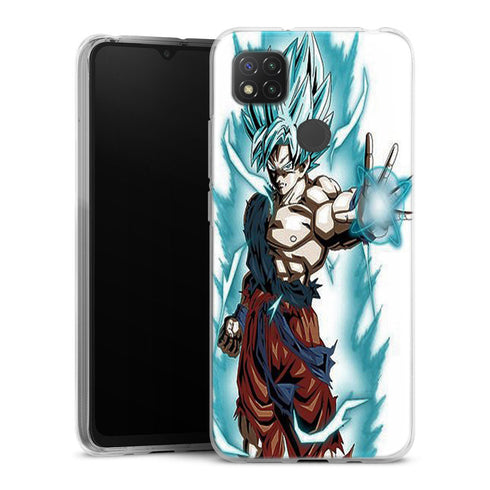 coque Xiaomi Redmi 9C Super Sayan Bleu