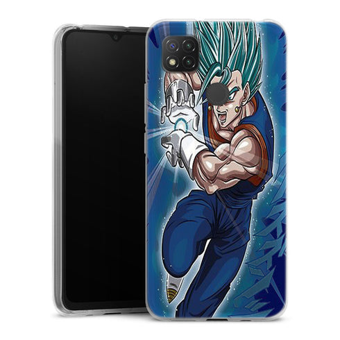 coque Xiaomi Redmi 9C Super Vegeta Bleu