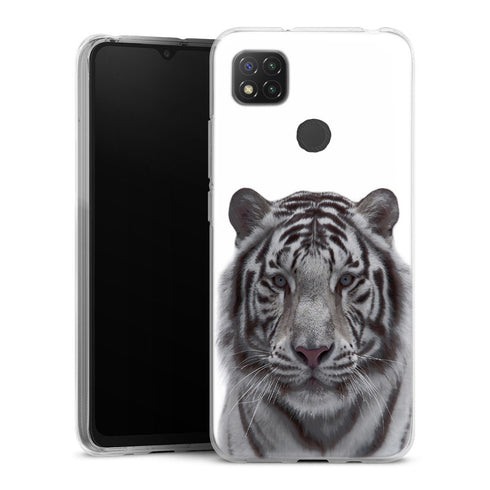 Coque Xiaomi Redmi 9C Tigre Blanc