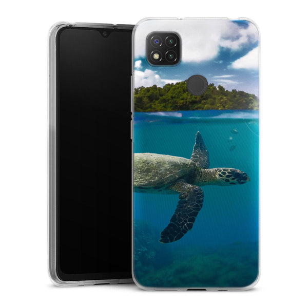 Coque Xiaomi Redmi 9C Watercolor Tropical | Housse silicone, antichocs, protection optimale - Motif floral