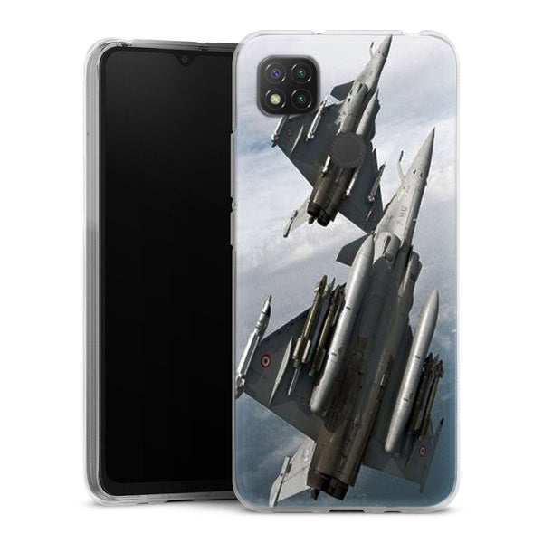 Coque Xiaomi Redmi 9C Avion rafale en vol