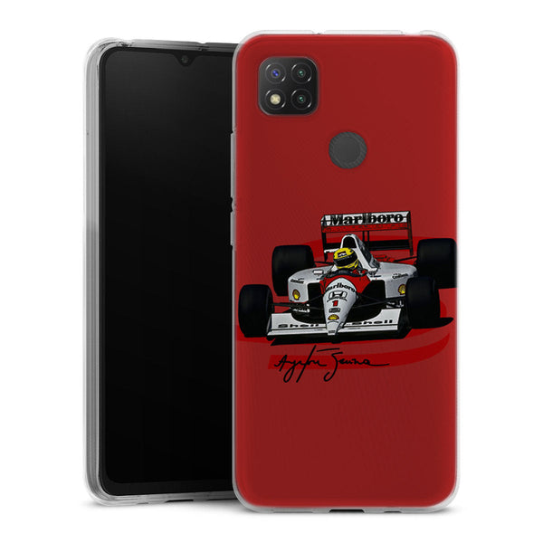 coque telephone Redmi 9C originale Ayrton Senna Formule 1 King