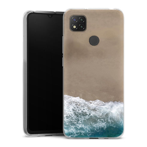 Coque Xiaomi Redmi 9C Beach Sky View | Housse silicone, antichocs, protection optimale - Motif floral Plage
