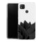 Coque Xiaomi Redmi 9C Black Leaves | Housse silicone, antichocs, protection optimale - Motif floral noir