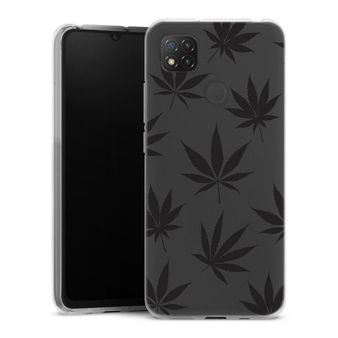 Coque pour Xiaomi Redmi 9C Canabis Leaf Pattern