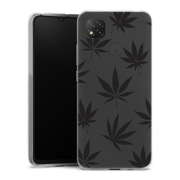 Coque pour Xiaomi Redmi 9C Canabis Leaf Pattern