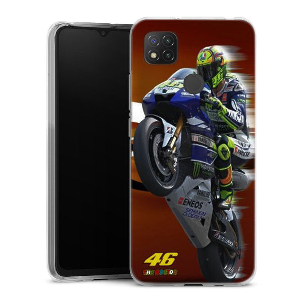 coque telephone Redmi 9C originale Fan de yamaha en feu vr46 doctors