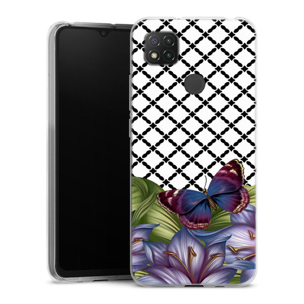 Coque Xiaomi Redmi 9C Flower Power | Housse silicone, antichocs, protection optimale - Motif floral