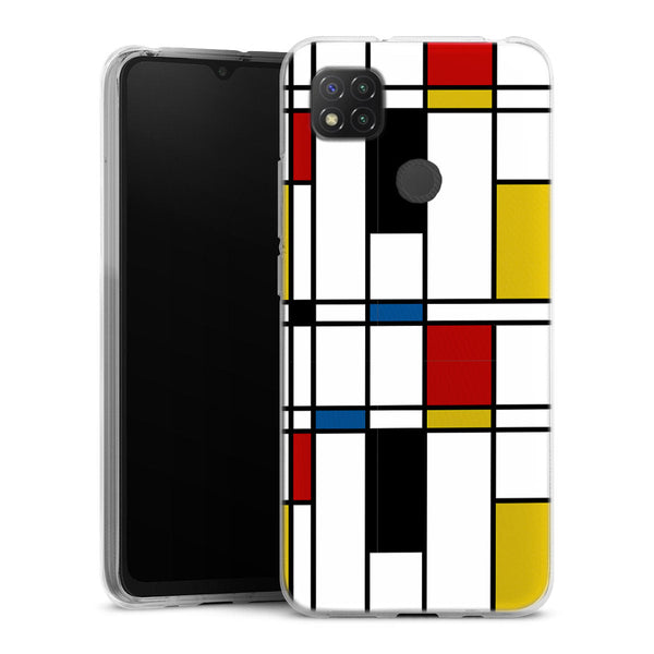 Coque pour Xiaomi Redmi 9C Geometric abstract