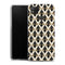 Coque pour Xiaomi Redmi 9C Glitter triangles in gold black and nude