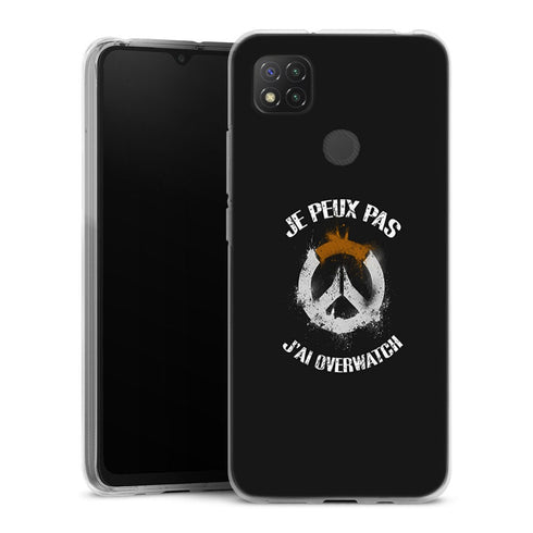 Coque Xiaomi Redmi 9C Je peux pas j'ai Overwatch | Housse silicone, Protection optimale - Motif Jeux video Gaming