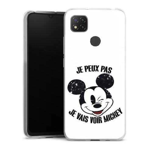 coque Xiaomi Redmi 9C Je peux pas je vais voir Mickey