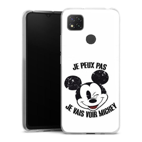 coque Xiaomi Redmi 9C Je peux pas je vais voir Mickey