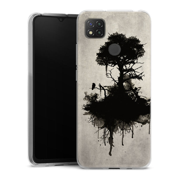 Coque Xiaomi Redmi 9C Last Tree Standing | Housse silicone, antichocs, protection optimale - Motif floral