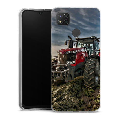 Coque Xiaomi Redmi 9C originale Massey Fergusson tractor | Housse Antichoc Silicone Souple, Ultra Fine, Protection intégrale, Motif Vehicule Agriculture