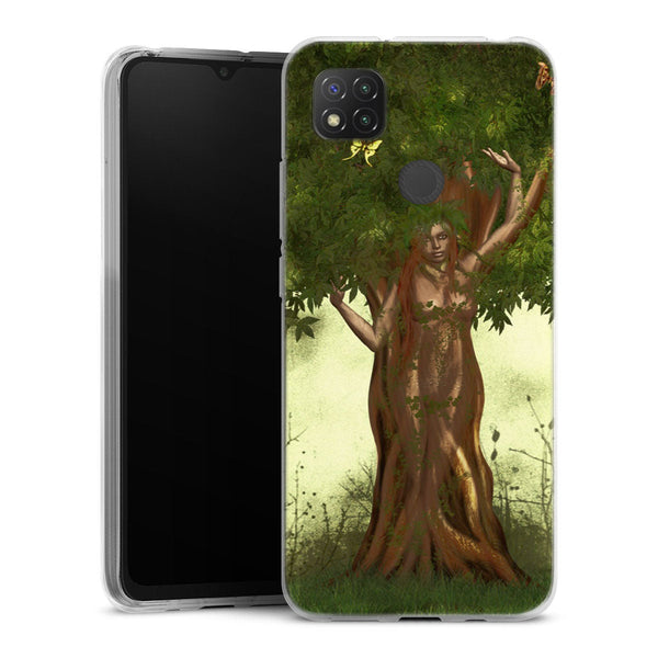 Coque Xiaomi Redmi 9C Mother Earth | Housse silicone, antichocs, protection optimale - Motif floral