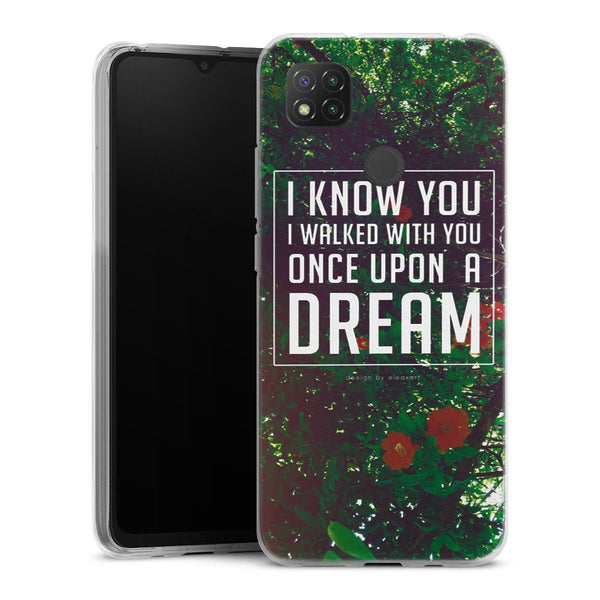 Coque Xiaomi Redmi 9C Once Upon a Dream | Housse silicone, antichocs, protection optimale - Motif floral