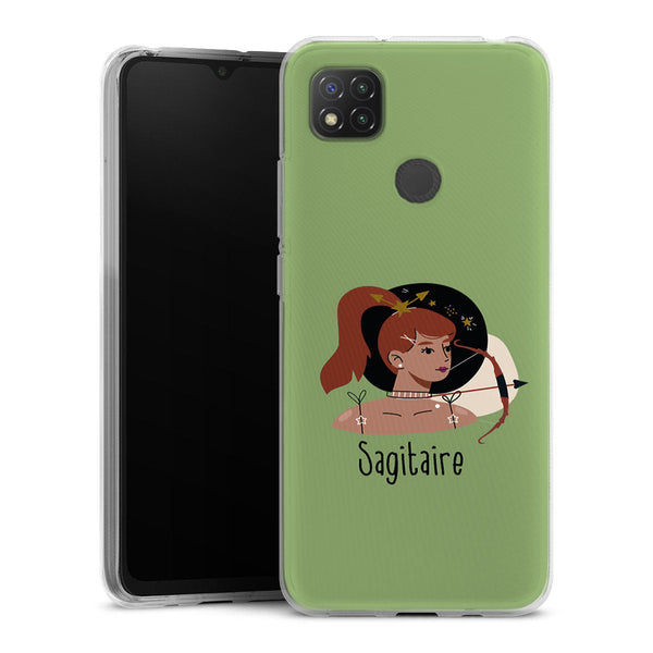 Coque de protection en silicone Xiaomi Redmi 9C Zodiac Sagitaire