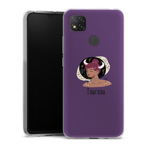 Coque pour Xiaomi Redmi 9C Zodiac Taureau