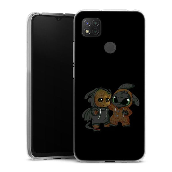 coque Xiaomi Redmi 9C Stitch x dragon krokmou