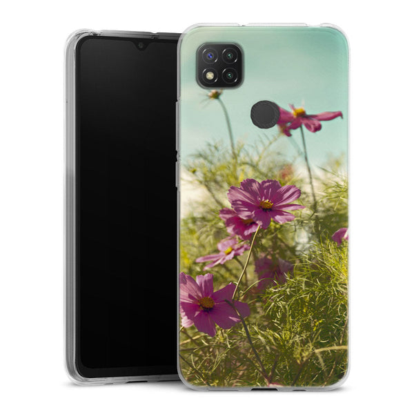 Coque Xiaomi Redmi 9C Summer Cosmos | Housse silicone, antichocs, protection optimale - Motif floral