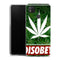 Coque Xiaomi Redmi 9C Weed Cannabis Disobey | Housse Antichoc Silicone Souple, Ultra Fine, Protection intégrale, Motif Floral