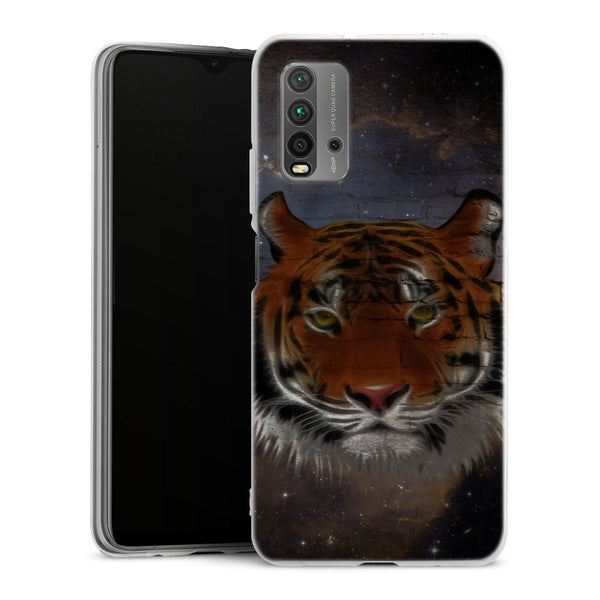 Coque Xiaomi Redmi 9T Abstract Tiger