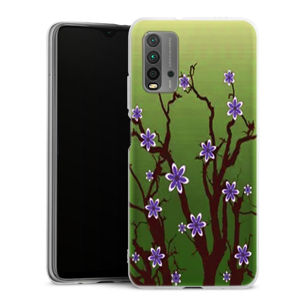 Coque Xiaomi Redmi 9T Arizona phone case | Housse silicone, antichocs, protection optimale - Motif floral Usa
