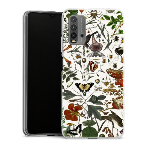 Coque Xiaomi Redmi 9T Biologie 101 | Housse silicone, antichocs, protection optimale - Motif floral