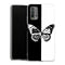 Coque Xiaomi Redmi 9T Butterfly Noir et Blanc